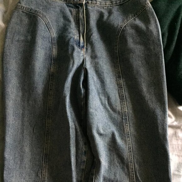 VTG Sz 8 High Waisted Jeans Harve Bernard, Denim, 70s, 80s, Mom Jeans, Seamwork - Picture 3 of 9